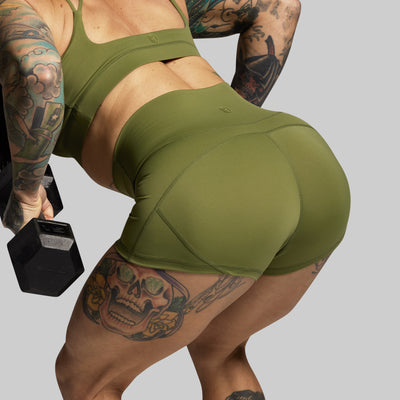 Your Go To Booty Short (Army Green)