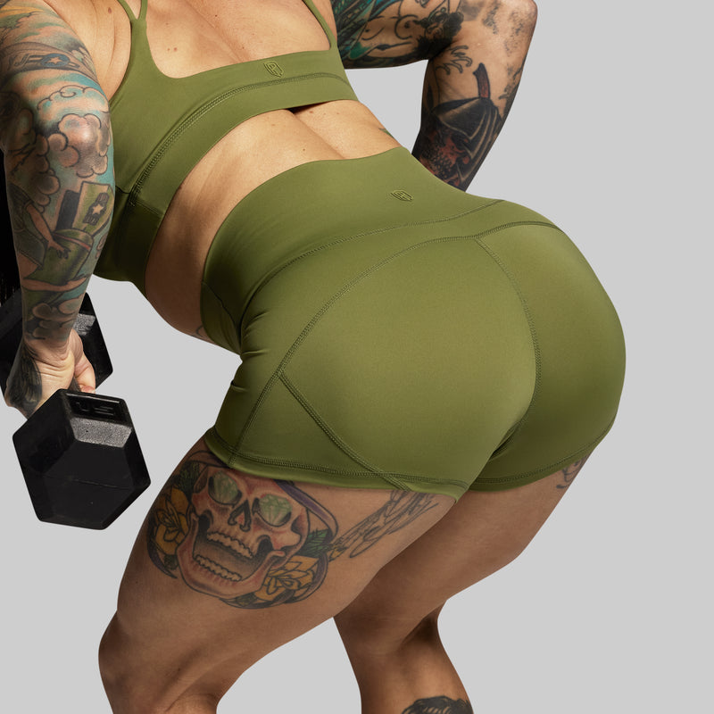 Your Go To Booty Short (Army Green)