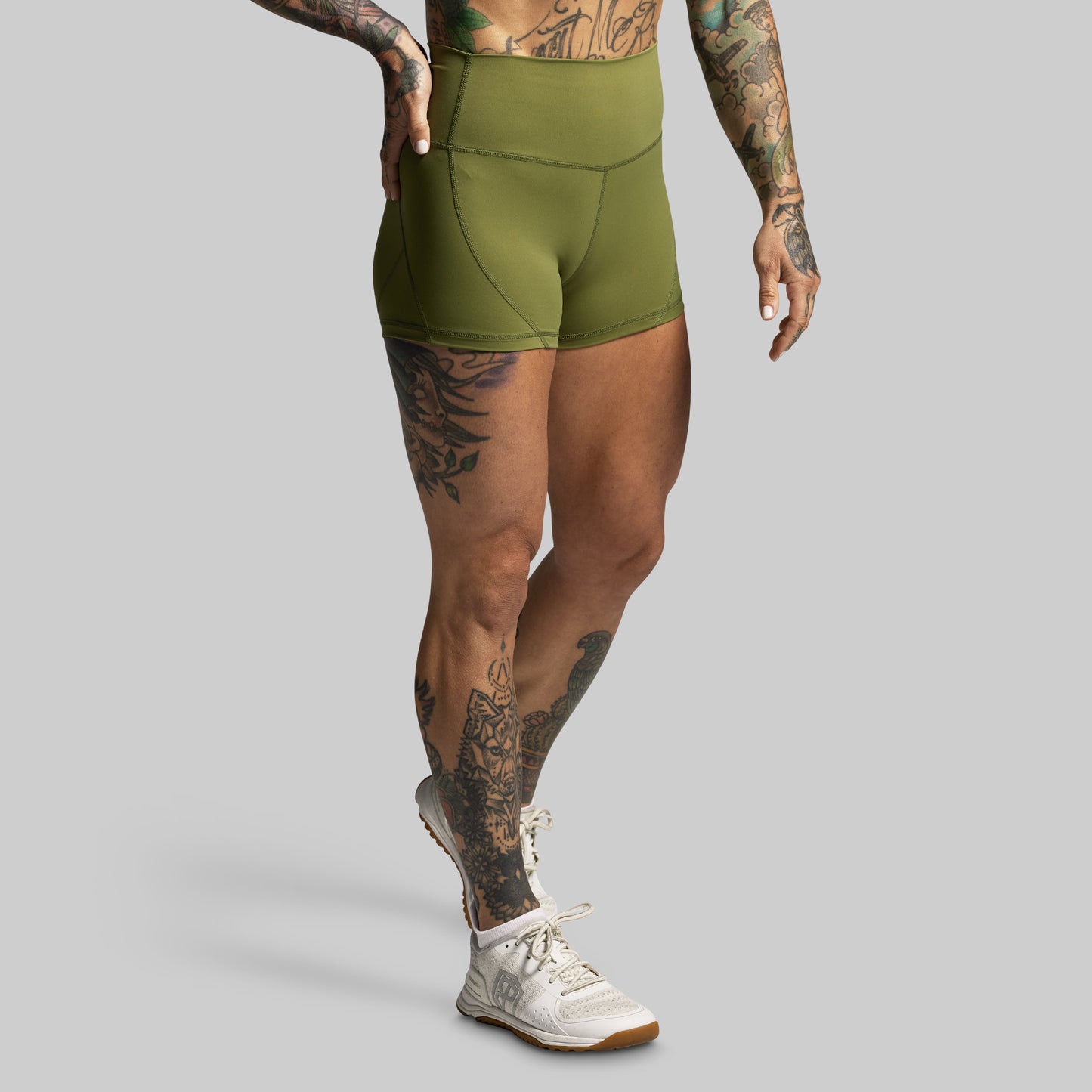 Your Go To Booty Short (Army Green)