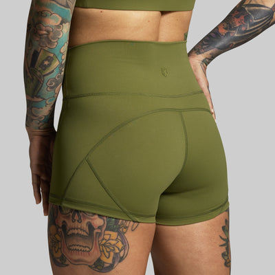 Your Go To Booty Short (Army Green)