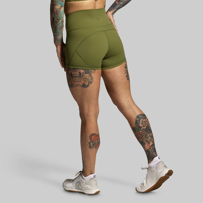 Your Go To Booty Short (Army Green)