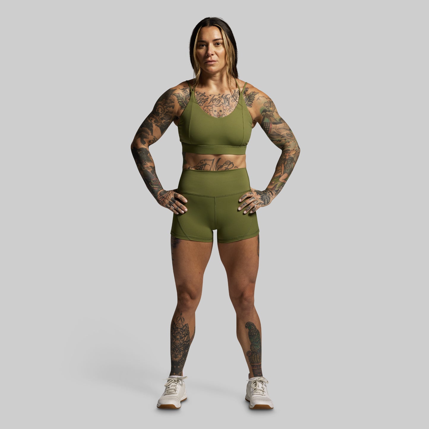 Your Go To Booty Short (Army Green)