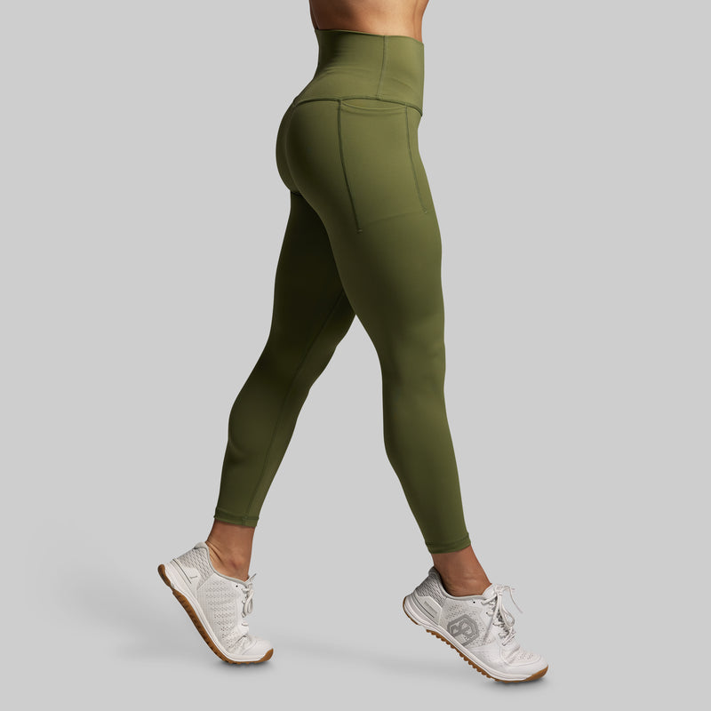 Your Go To Legging 2.0 w/ Pockets (Army Green)