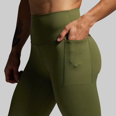 Your Go To Legging 2.0 w/ Pockets (Army Green)