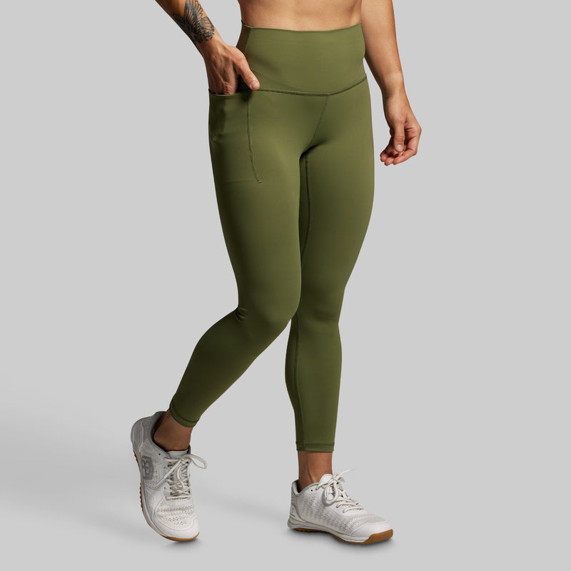 Your Go To Legging 2.0 w/ Pockets (Army Green)