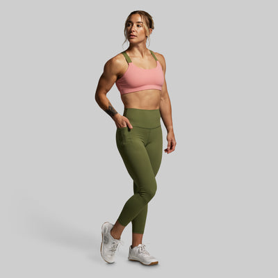 Your Go To Legging 2.0 w/ Pockets (Army Green)