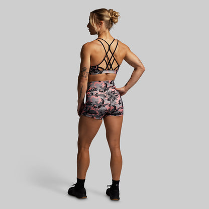 New Heights Booty Short (Pink Woodland)
