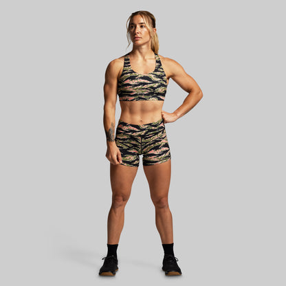 Your Essential Sports Bra (Pink Jungle Tiger)
