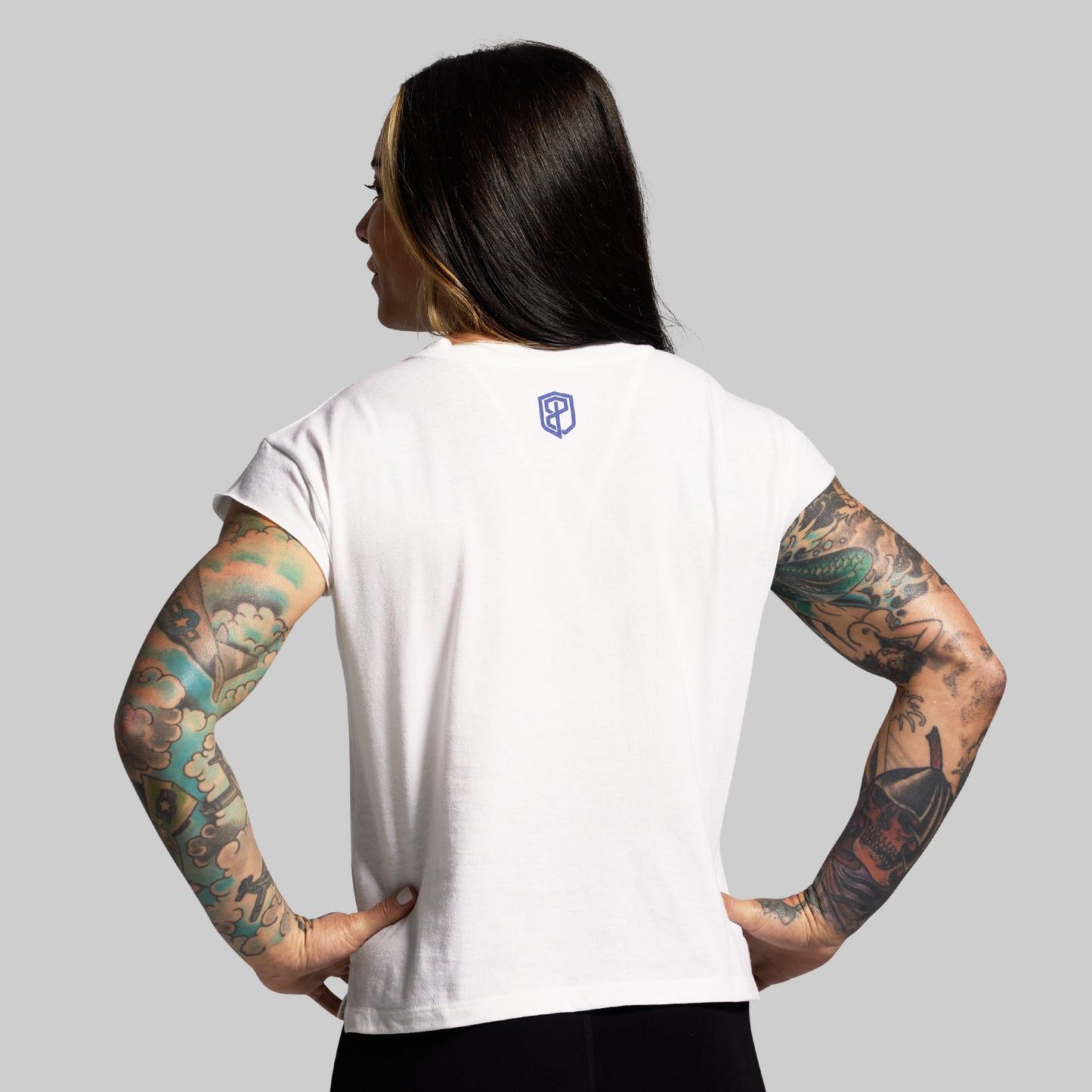 No Excuses Muscle Tee (White)