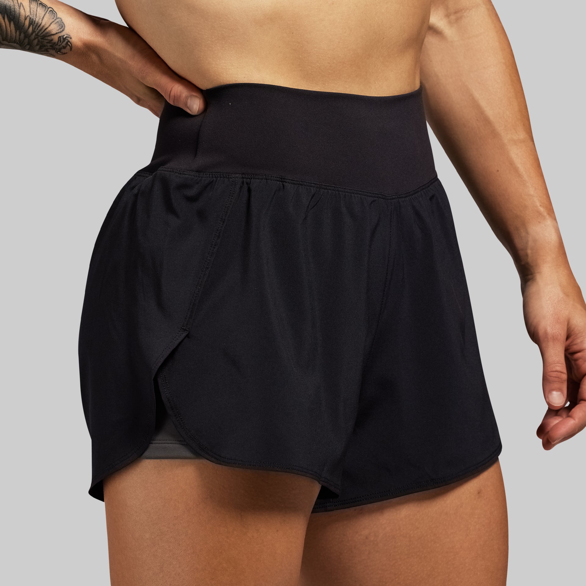Born Primitive Interval Short (Black) - X-Small