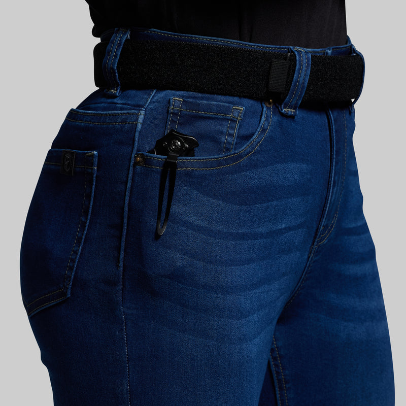 FLEX Recon Mid-Rise Skinny Jean (Dark Wash)