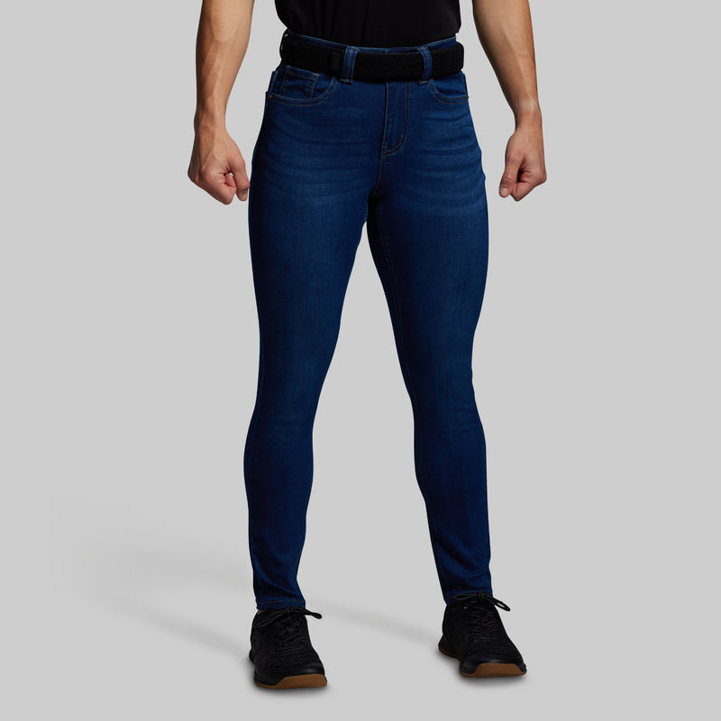 FLEX Recon Mid-Rise Skinny Jean (Dark Wash)