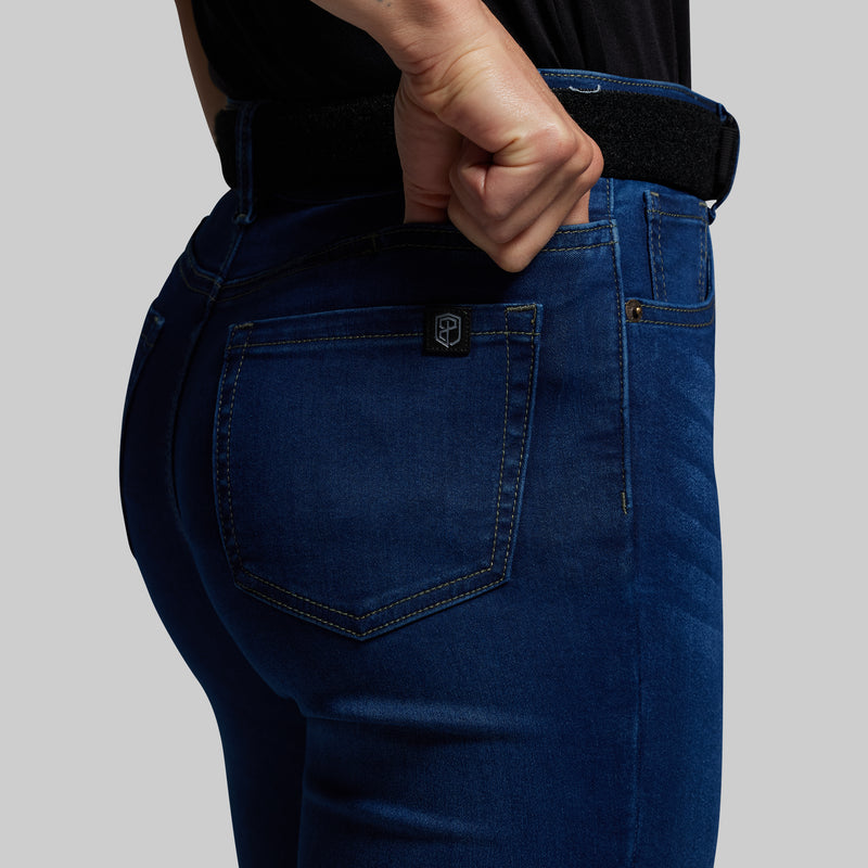 FLEX Recon Mid-Rise Skinny Jean (Dark Wash)