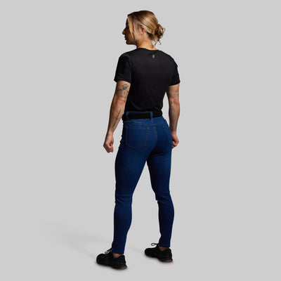 FLEX Recon Mid-Rise Skinny Jean (Dark Wash)