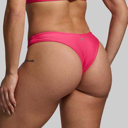 Sun Seeker Cheeky Thong (Raspberry Sorbet)