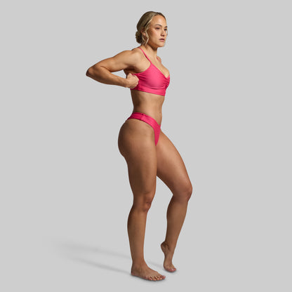 Sun Seeker Cheeky Thong (Raspberry Sorbet)