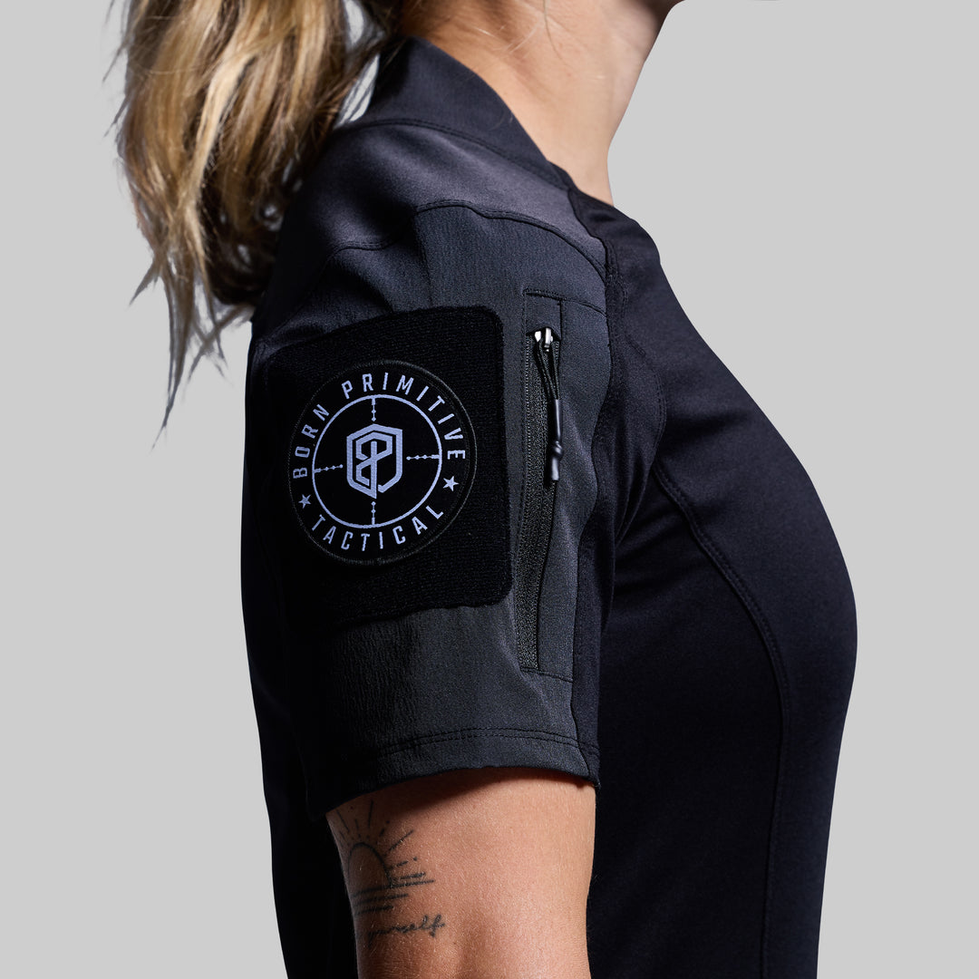 Women's Op Top (Black) – Born Primitive