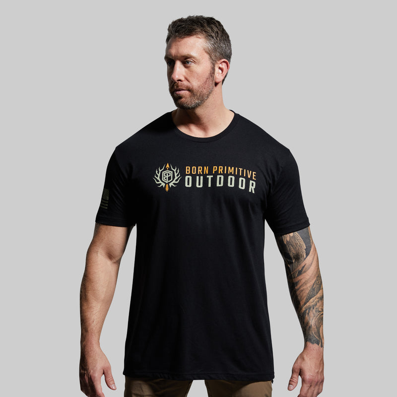 Outdoor Brand T-Shirt (Black)