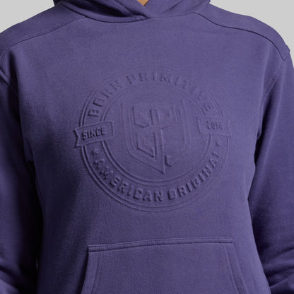 American Original Embossed Women's Unmatched Hoodie (Deep Sky)