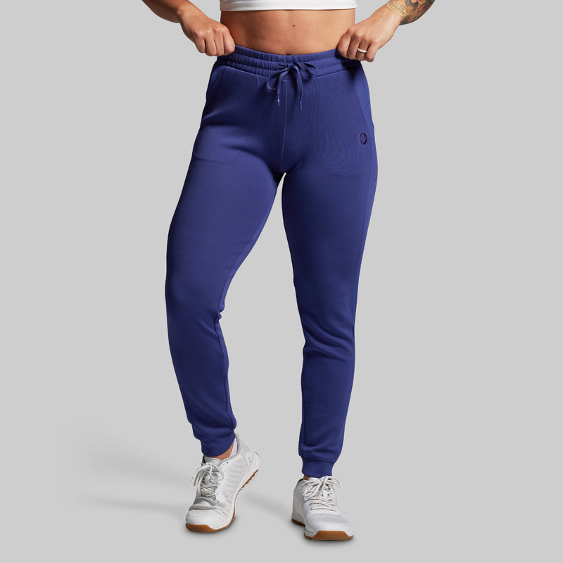 Lounge Lux Cropped Pullover Set (Deep Sky)