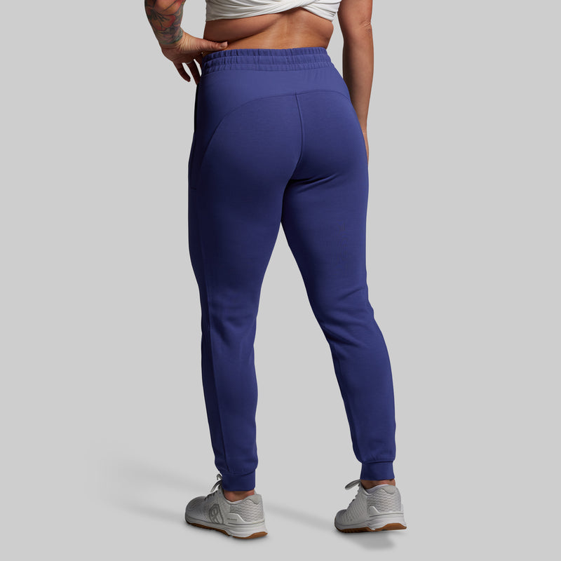 Lounge Lux Cropped Pullover Set (Deep Sky)
