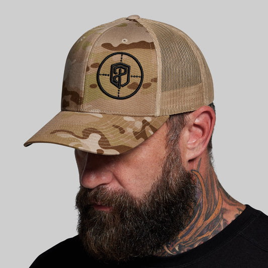 Tactical Trucker Hat (Arid Multicam)