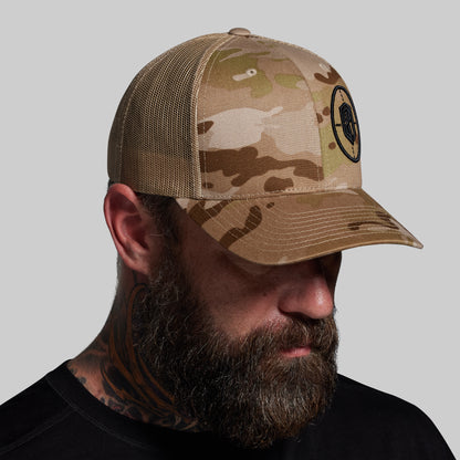 Tactical Trucker Hat (Arid Multicam)