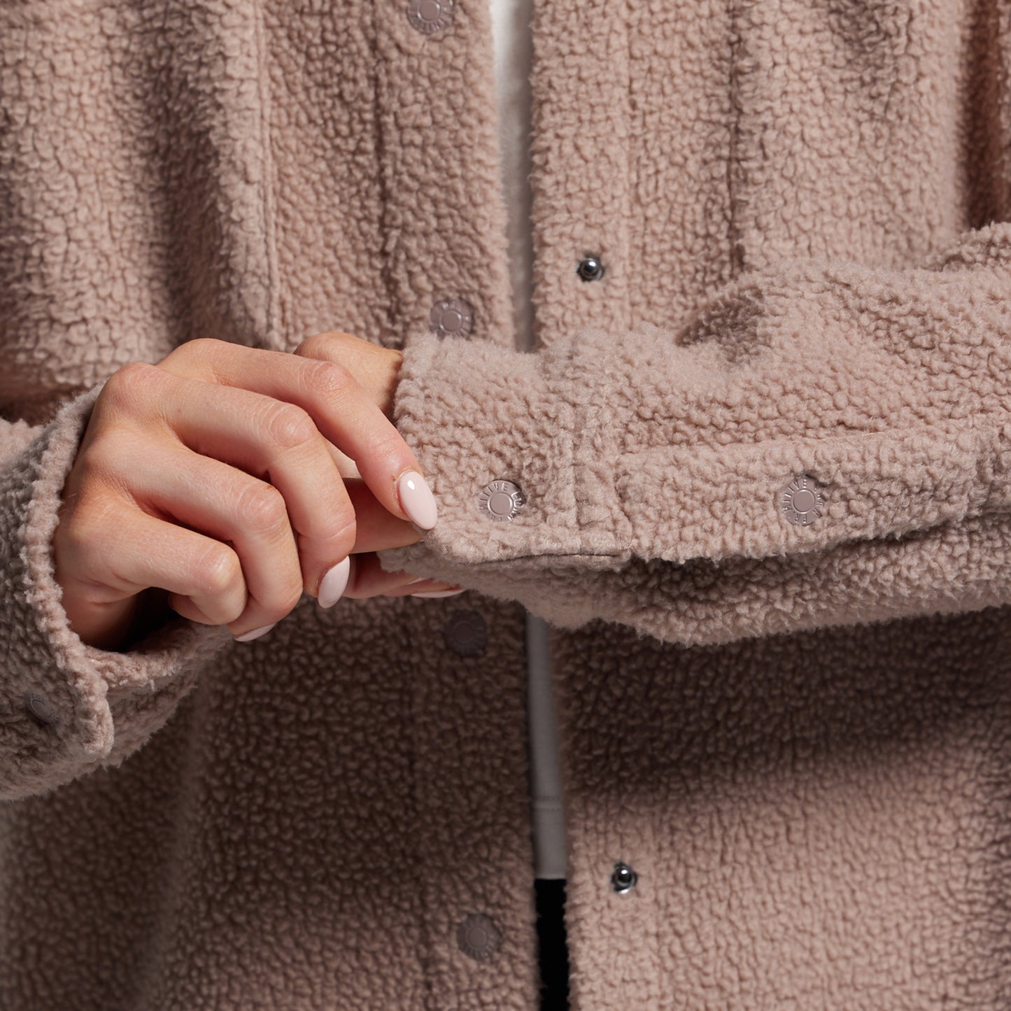 Between the Lines Fleece Jacket (Java)