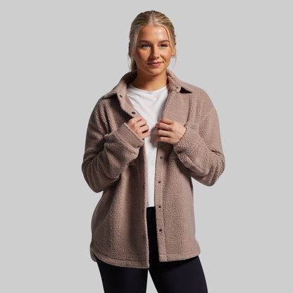 Between the Lines Fleece Jacket (Java)