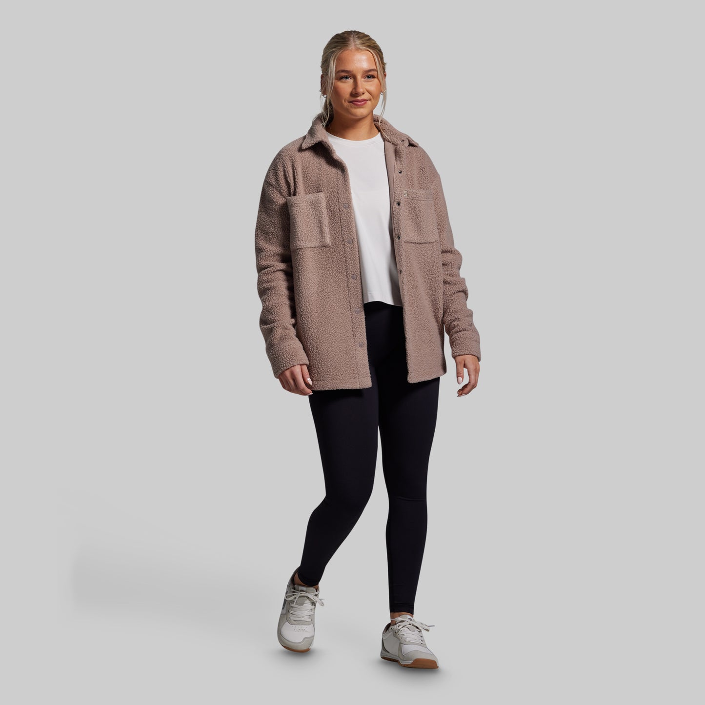 Between the Lines Fleece Jacket (Java)