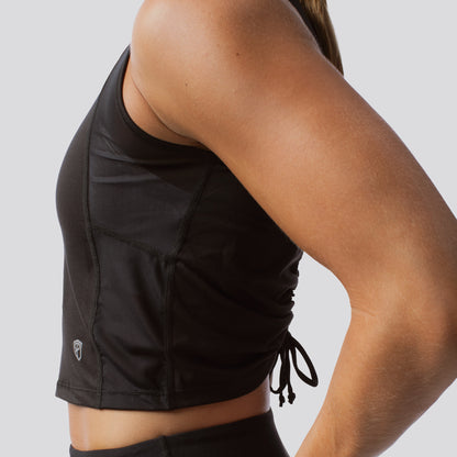 Hurricane Crop Tank (AScudds-Black)