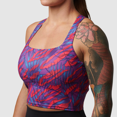 Balance Sports Bra (Jungle Roja)