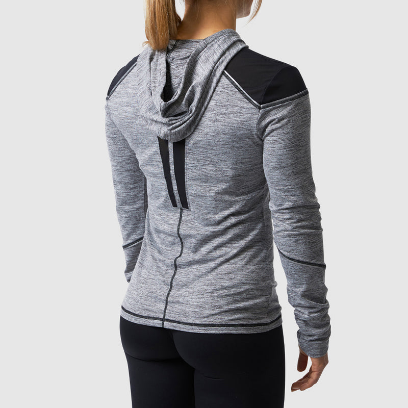Quick Run Athleisure Hoodie (Heather Grey)