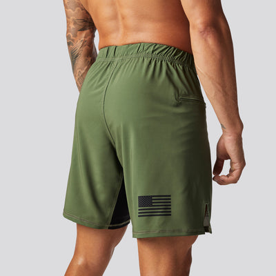 American Defender Short Tie 3.0 (OD Green)