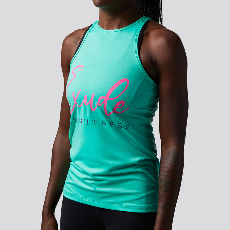 Edge Tank (Bright Pink Edition-Teal)