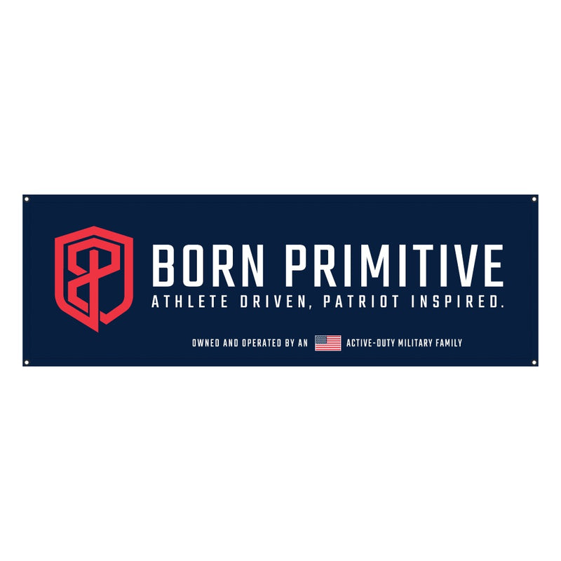 Born Primitive Banner (2 ft x 6 ft)