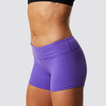 Born Primitive Your Go To Booty Spandex Shorts Purple Workout Athletic Sz  Large