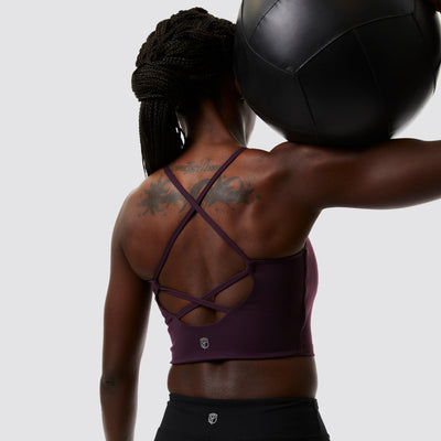 High Tide Sports Bra (Plum)