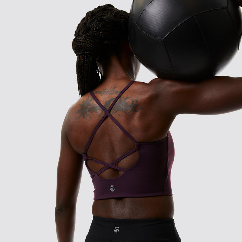 High Tide Sports Bra (Plum)