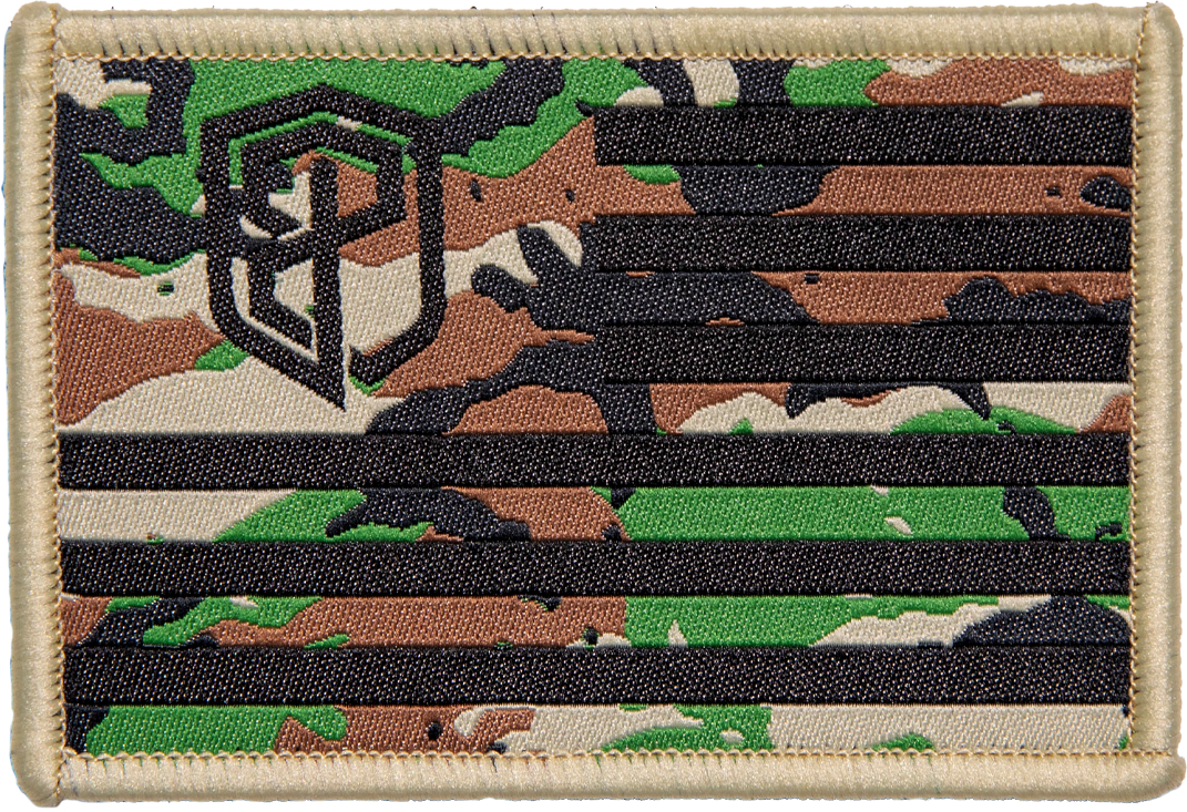 Born Primitive Velcro Flag Patch (Camo)