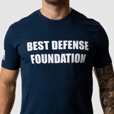 Best Defense Foundation T-Shirt (Midnight Navy)