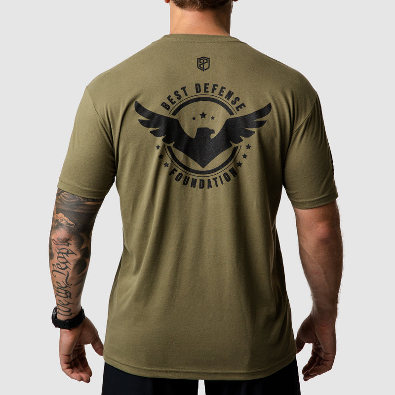 Best Defense Foundation T-Shirt (Military Green)