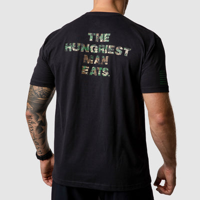 Hungriest Man Eats T-Shirt 2.0 (Woodland-Black)