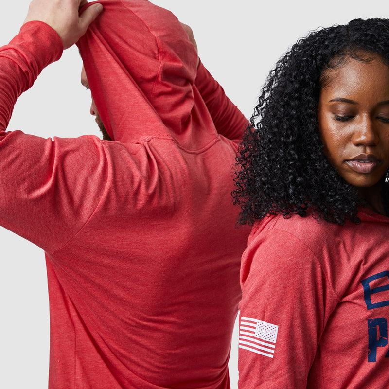 Brand T-Shirt Unisex Hoodie (Red)